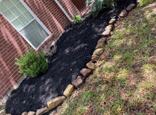 Mulching by Brandon Bowers for Danni Z. in Houston, TX