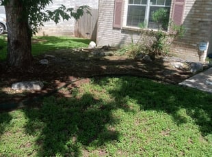 Landscaping by Benjamin Garza for Alec B. in San Antonio, TX
