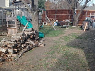 Leaf Removal by Gralin Johnson for David R. in Saginaw, TX