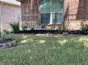 Landscaping by Dewey Wilder for Sarah B. in Willow Park, TX