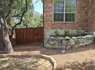 Landscaping by Toni Singsonexay for Collin t. in San Antonio, TX