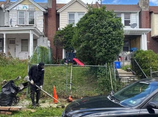 Bush Trimming by Darrell Millner for Timera B. in Philadelphia, PA