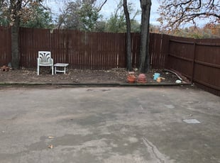 Leaf Removal by Brett Knapp for Harriet M. in North Richland Hills, TX