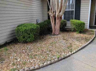 Weeding by Jerry Pender for Linda W. in Lawrenceville, GA