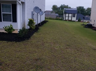 Mulching by Jason Bullion for Larry A. in Fountain Inn, SC