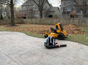 Leaf Removal by Nick Ecker for Juan A. in Overland Park, KS