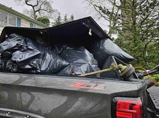 Leaf Removal by Ruben Hernandez for Howard G. in Scarsdale, NY
