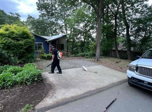 Weeding by Connor Hall for Matt B. in Asheville, NC