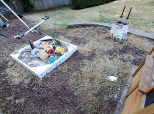 Weeding by Coben Varland for Sandra F. in Sammamish, WA