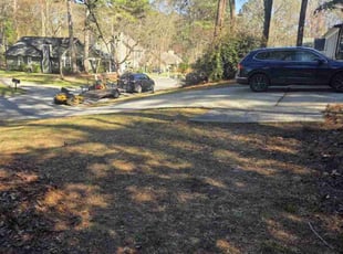 Leaf Removal by David Clark for Joshua B. in Peachtree City, GA