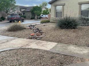 Weeding by Gustavo Sandoval for David K. in Phoenix, AZ