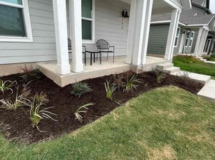 Mulching by Kereem Harrison for Ajay L. in Kyle, TX