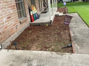 Weeding by Joey Zamaripas for Sydney K. in La Porte, TX