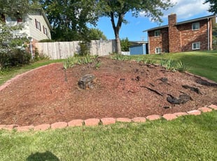 Weeding by Elder E Larios for RA S. in Fort Washington, MD