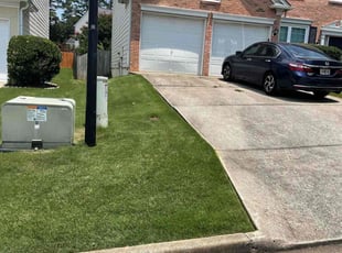 Ct B.'s grass maintenance service result