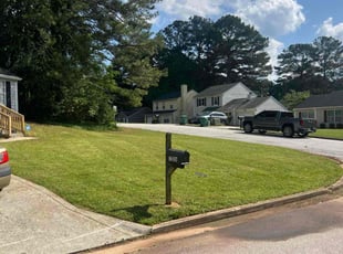 Kayley E.'s lawn care service result