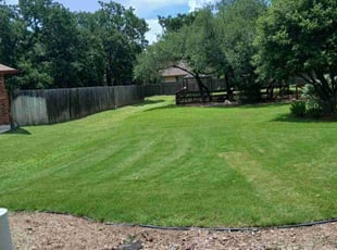 Aaron B.'s lawn care services service result