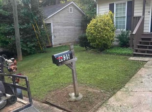 Christine C.'s turf maintenance service result