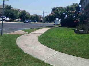 Stephanie C.'s turf maintenance service result
