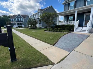 Lisa O.'s grass maintenance service result