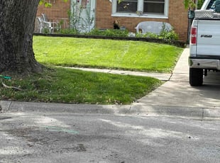 Christian A.'s lawn care service result