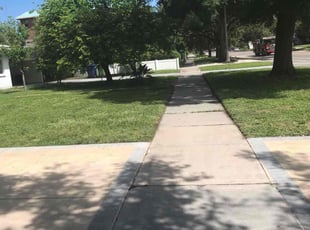 Veronica Y.'s turf maintenance service result