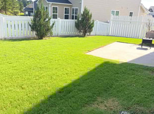 Kimberly E.'s turf maintenance service result