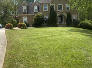 Tina M.'s grass cutting service result