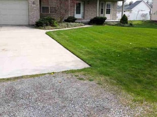Melanie H.'s turf maintenance service result