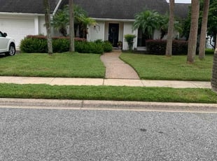 Marlene R.'s grass cutting service result