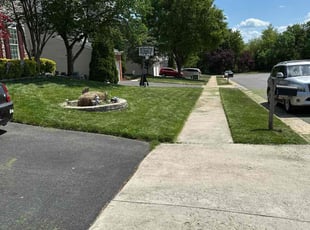 Karen B.'s grass maintenance service result