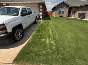 Bev M.'s lawn maintenance service result