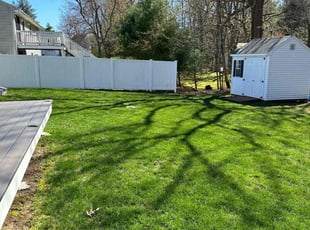 Sue B.'s lawn maintenance service result