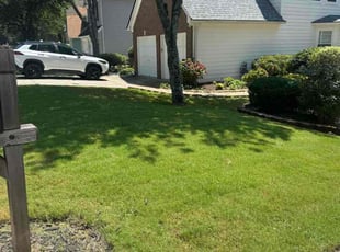 Nancy C.'s grass cutting service result