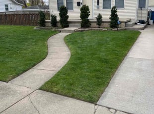 Anne K.'s lawn maintenance service result