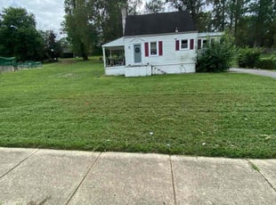 Sherl L.'s grass cutting service result