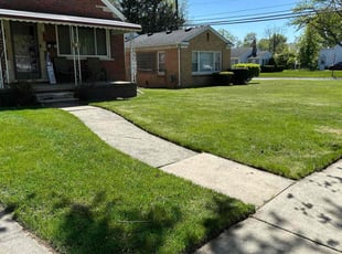 Mark G.'s turf maintenance service result