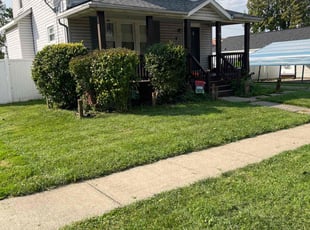 Virginia F.'s lawn maintenance service result