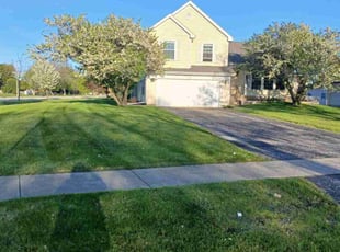 Christina P.'s lawn maintenance service result
