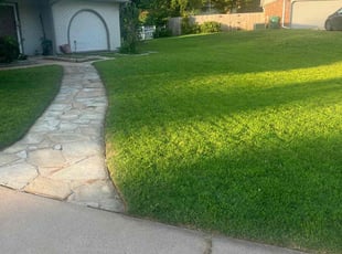 Mary A.'s lawn care service result
