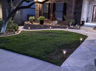 Mary M.'s grass maintenance service result