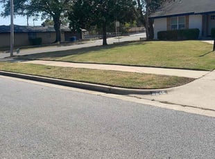 Crystal W.'s turf maintenance service result