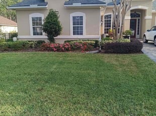 Christine S.'s grass cutting service result