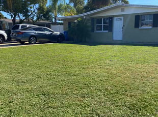 Christi K.'s lawn maintenance service result