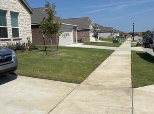 Julie O.'s grass cutting service result