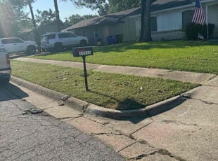 Eric J.'s grass maintenance service result