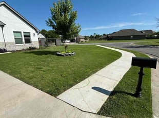 Regina P.'s turf maintenance service result