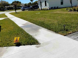 Lori F.'s lawn maintenance service result