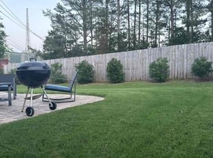 Christine W.'s lawn maintenance service result