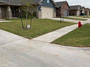 David M.'s grass cutting service result